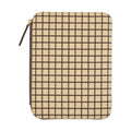 Hobonichi Techo A5 Cousins Planner Cover - Taut Zipped Café au Lait Plaid