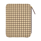 Hobonichi Techo A5 Cousins Planner Cover - Taut Zipped Café au Lait Plaid