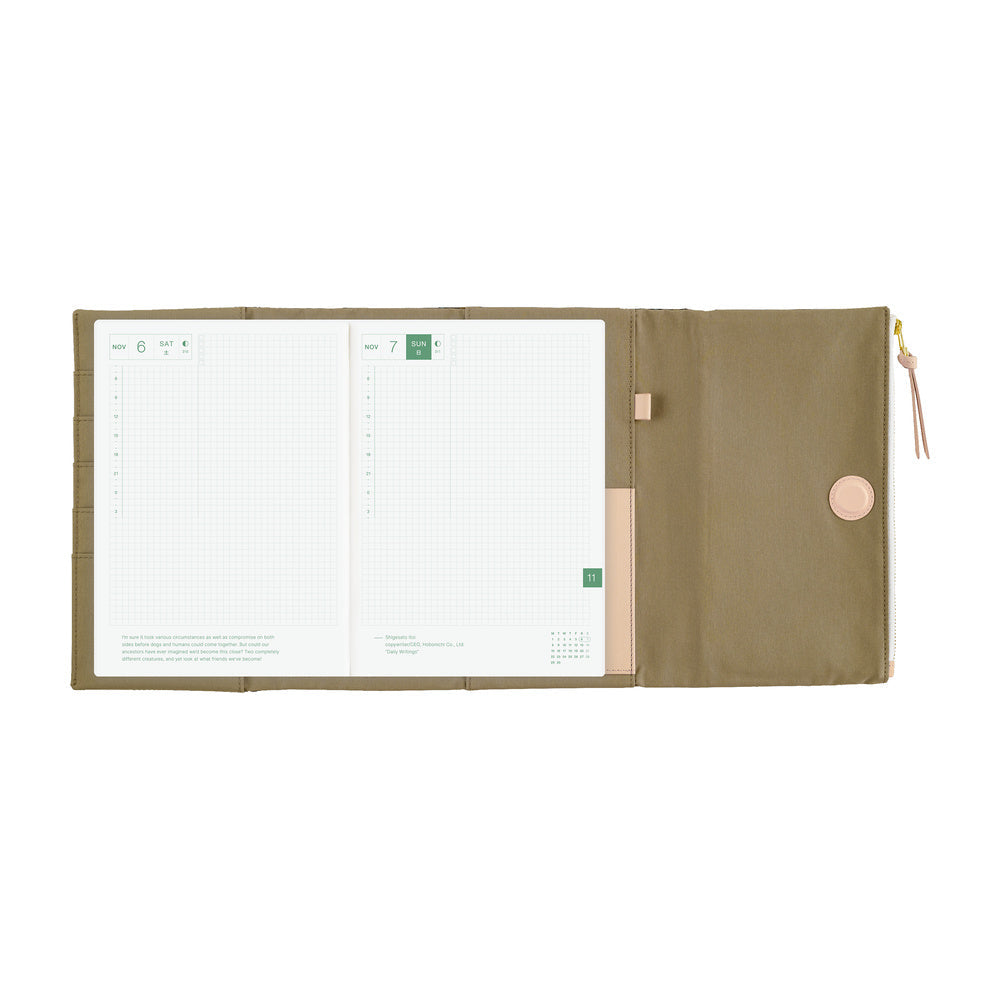 Hobonichi Techo A5 Cousins Planner Cover - Tragen: Bitter Plaid
