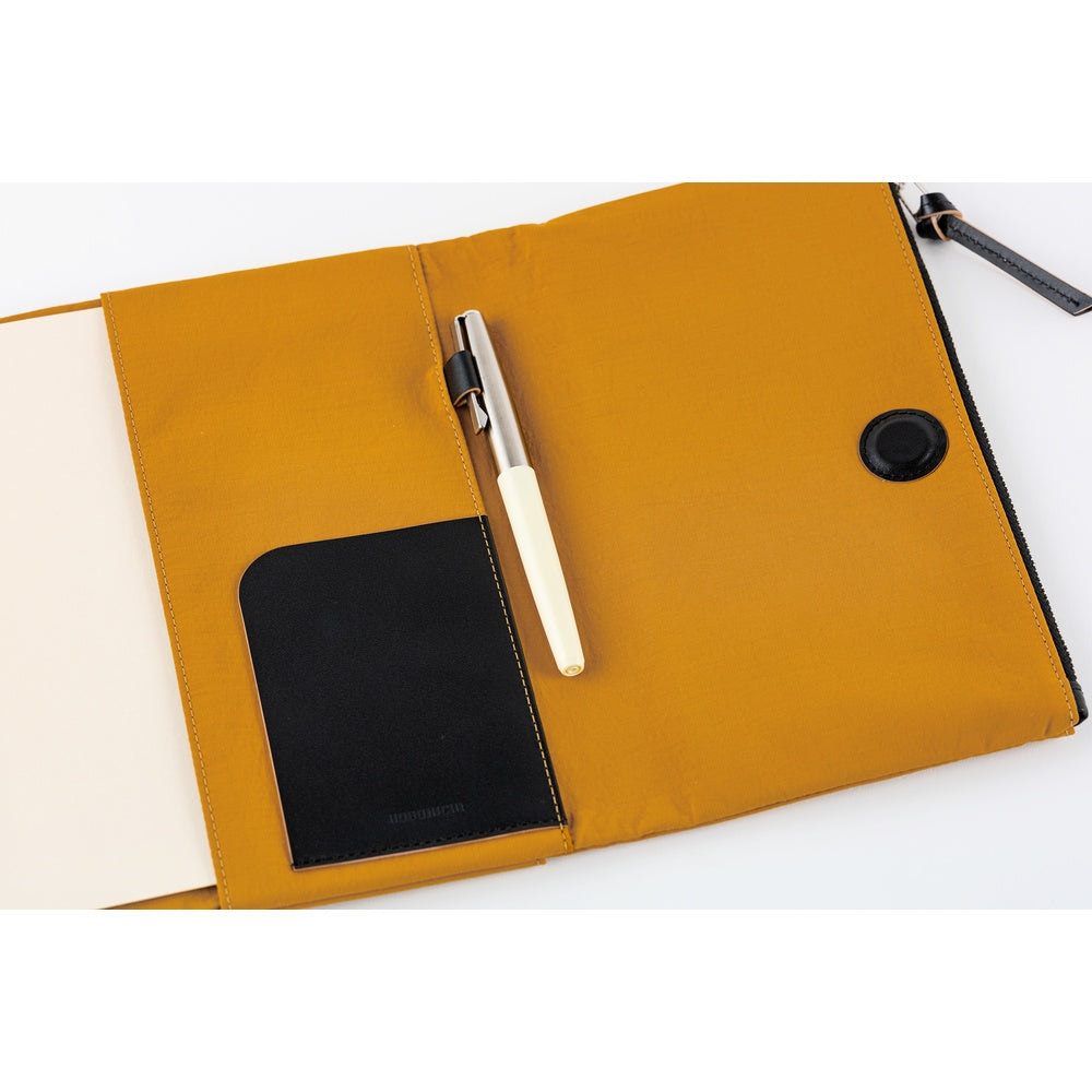 Hobonichi Techo A5 Cousins Planner Cover - Tragen: Mustard