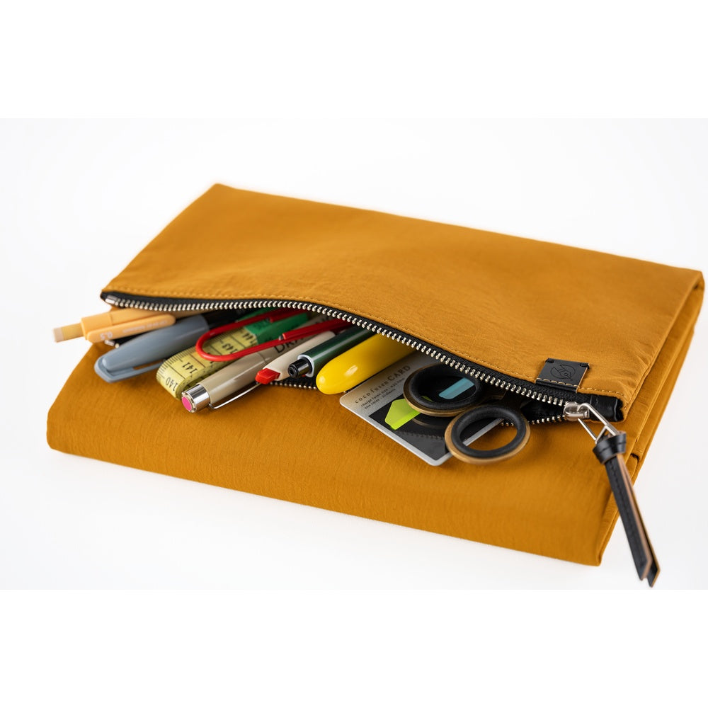 Hobonichi Techo A5 Cousins Planner Cover - Tragen: Mustard