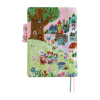Hobonichi Techo A5 Cousins Planner Cover - Yumi Kitagishi: White Cat Village