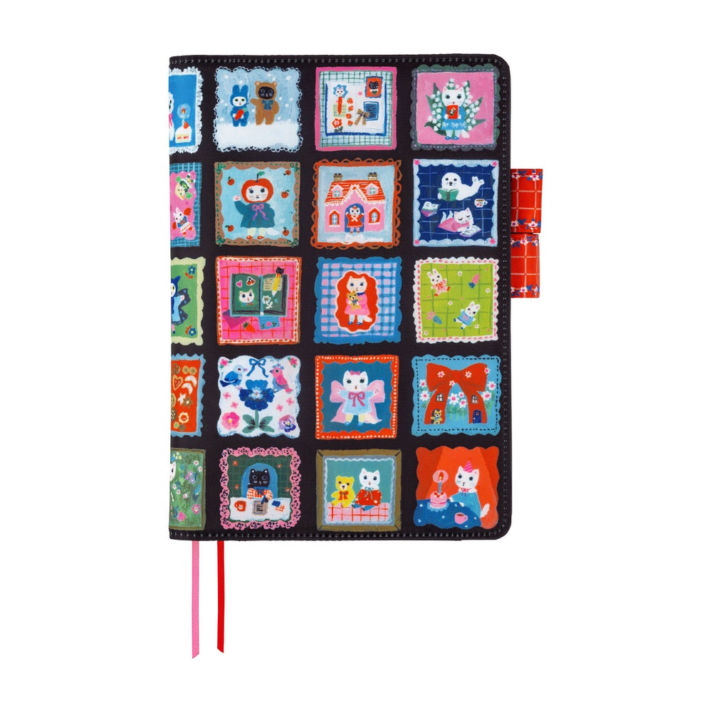 Hobonichi Techo A5 Cousins Planner Cover - Yumi Kitagishi: White Cat’s Daily Life