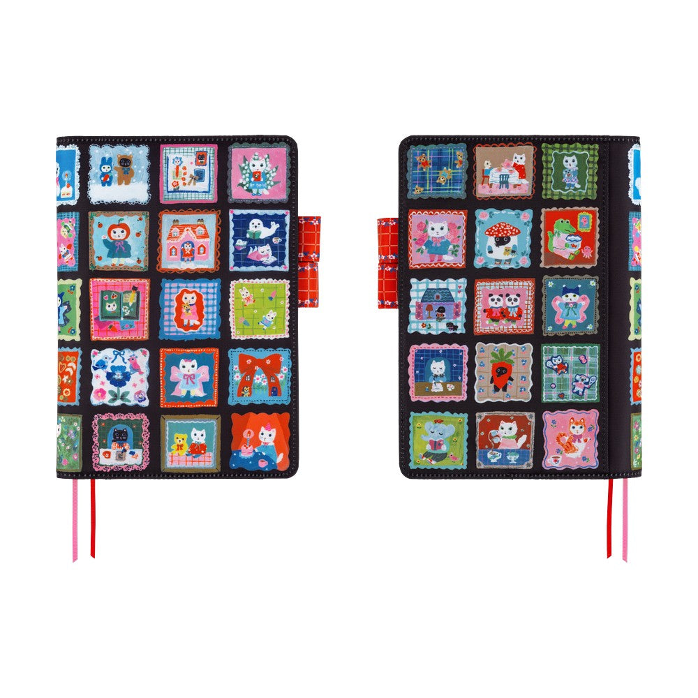 Hobonichi Techo A5 Cousins Planner Cover - Yumi Kitagishi: White Cat’s Daily Life