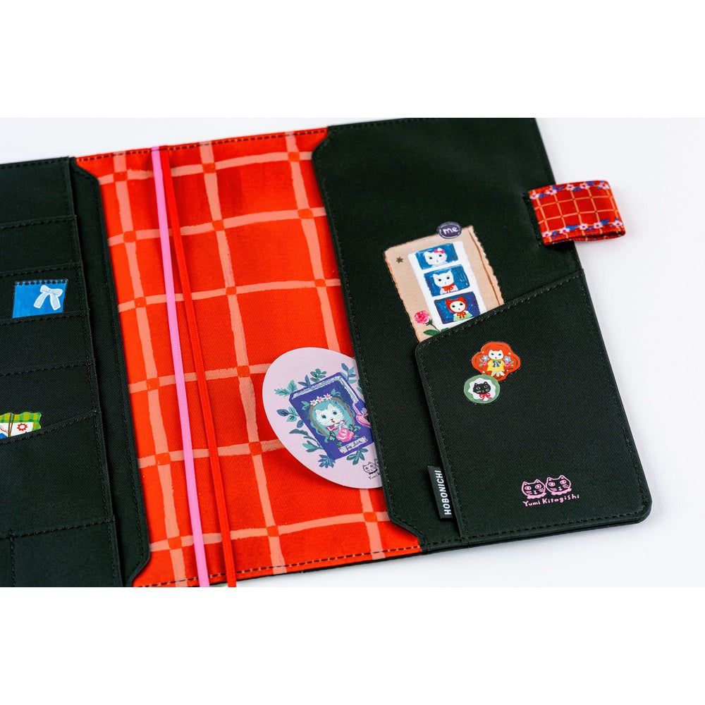 Hobonichi Techo A5 Cousins Planner Cover - Yumi Kitagishi: White Cat’s Daily Life