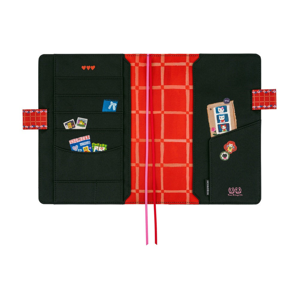 Hobonichi Techo A5 Cousins Planner Cover - Yumi Kitagishi: White Cat’s Daily Life