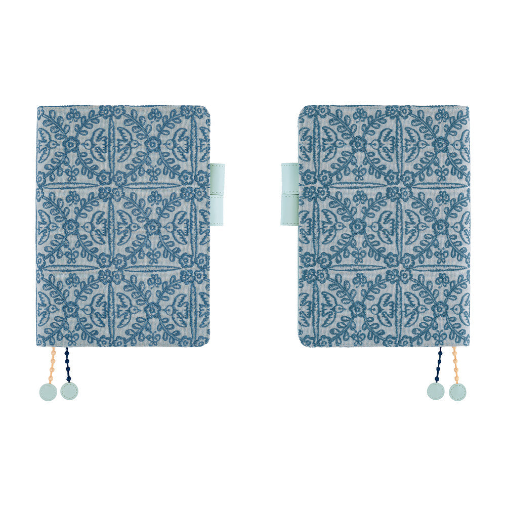 Hobonichi Techo A5 Cousins Planner Cover - minä perhonen: felice (Blue)