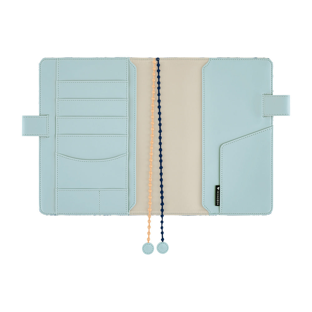 Hobonichi Techo A5 Cousins Planner Cover - minä perhonen: felice (Blue)