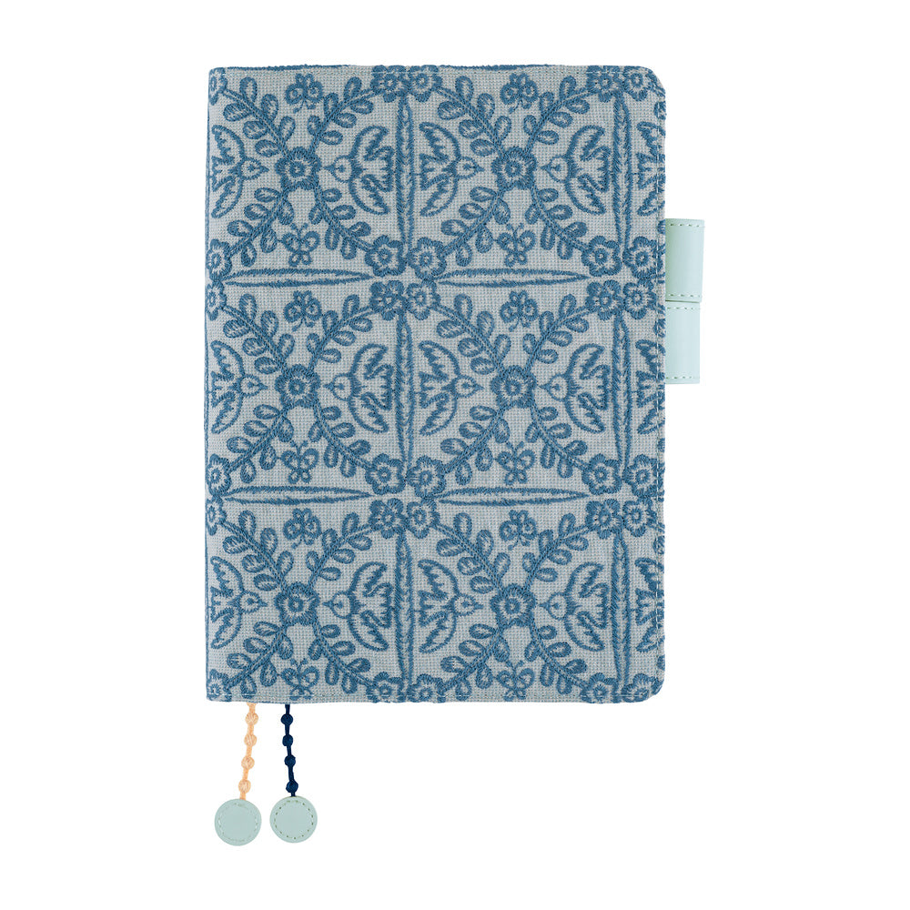 Hobonichi Techo A5 Cousins Planner Cover - minä perhonen: felice (Blue)