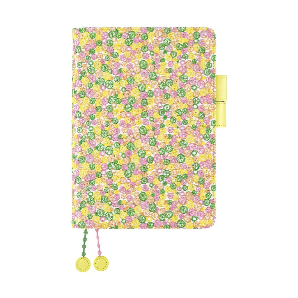 Hobonichi Techo A5 Cousins Planner Cover - minä perhonen: skyful Yellow