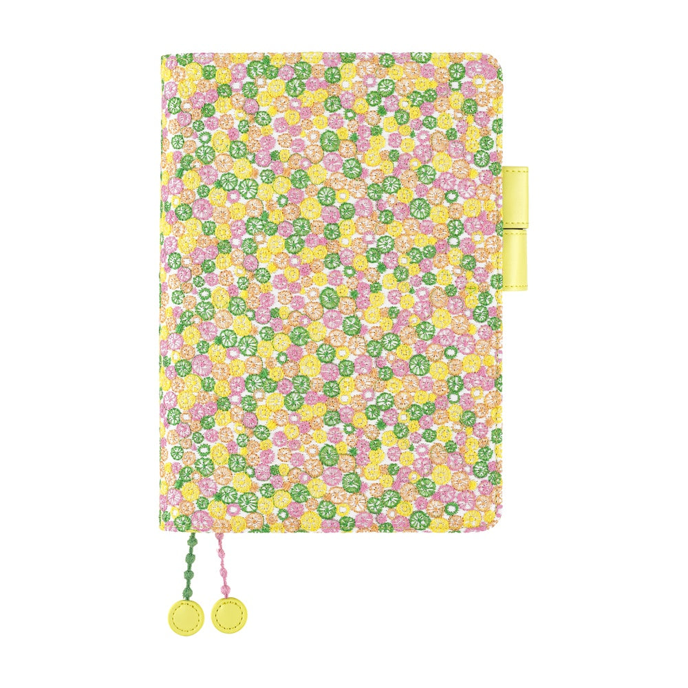 Hobonichi Techo A5 Cousins Planner Cover - minä perhonen: skyful Yellow