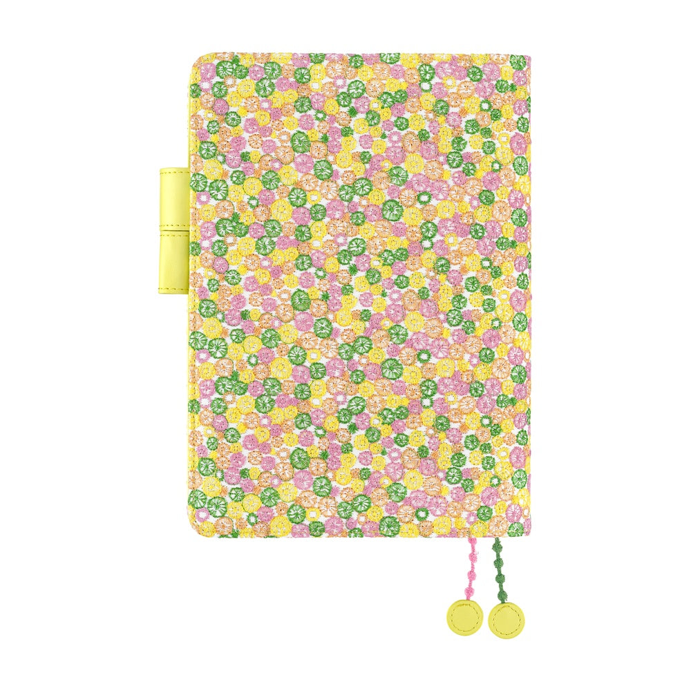 Hobonichi Techo A5 Cousins Planner Cover - minä perhonen: skyful Yellow