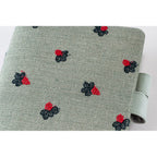Hobonichi Techo A5 Cousins mina perhonen: light berry Green Cover Only