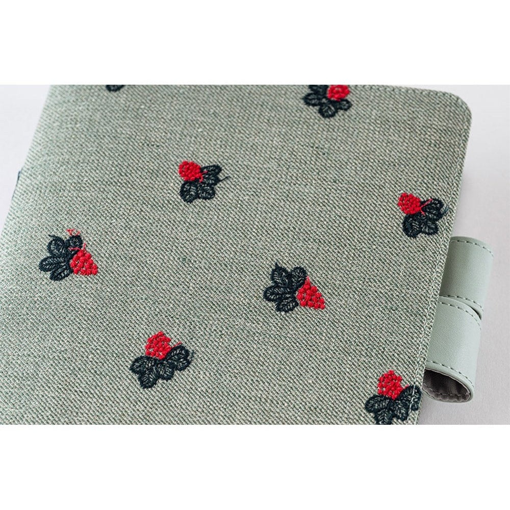 Hobonichi Techo A5 Cousins mina perhonen: light berry Green Cover Only