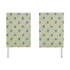Two side-by-side views of Hobonichi Techo A5 2025 Snake Toy diaries showing consistent olive-green snake pattern covers
