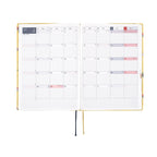 April 2025 monthly spread in Hobonichi Techo A5 diary with Japanese grid layout