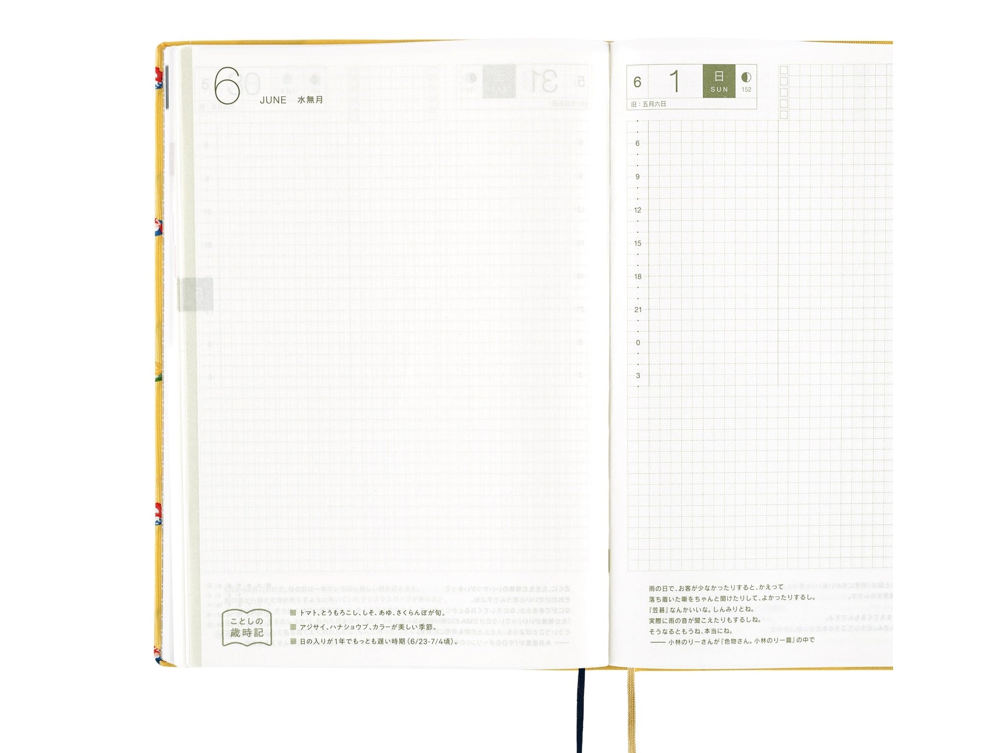 Hobonichi Techo A5 HON - Bow & Tie: Sushi