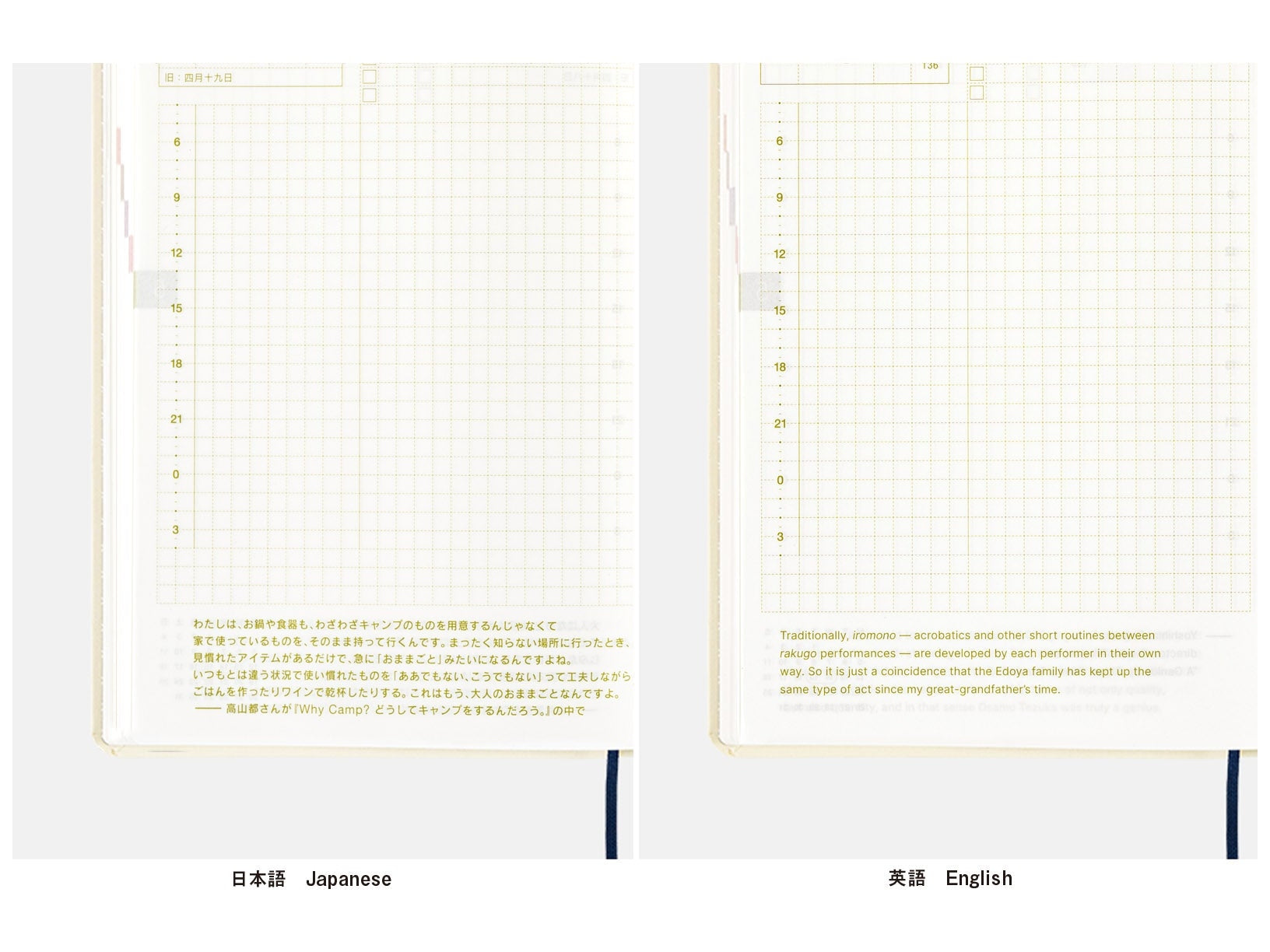 Hobonichi Techo A5 HON - Bow & Tie: Sushi