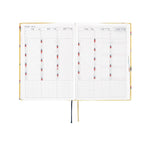 July to December 2025 calendar spread in Hobonichi Techo with Japanese months
