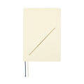 Hobonichi Techo A5 HON diary ivory cover with gold slash foil and navy ribbon
