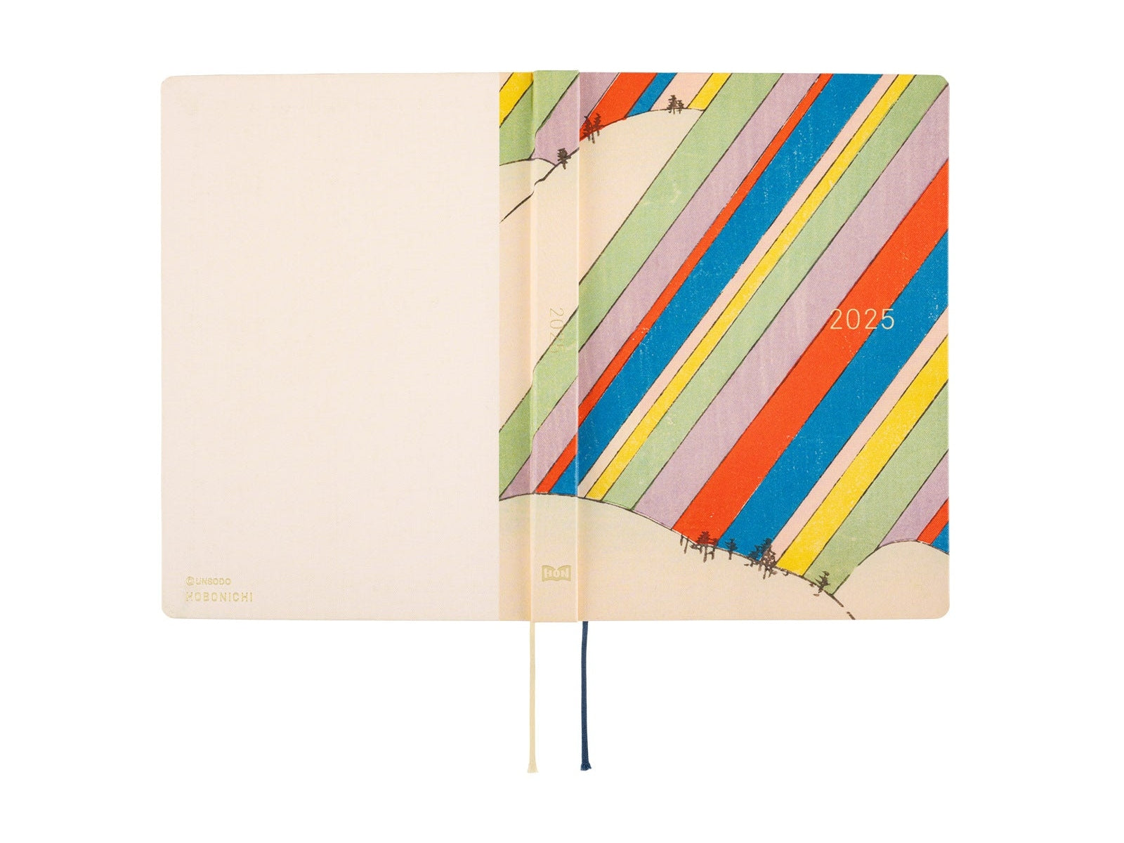 Hobonichi Techo A5 HON - Unsodo: Bijutsukai Rainbow