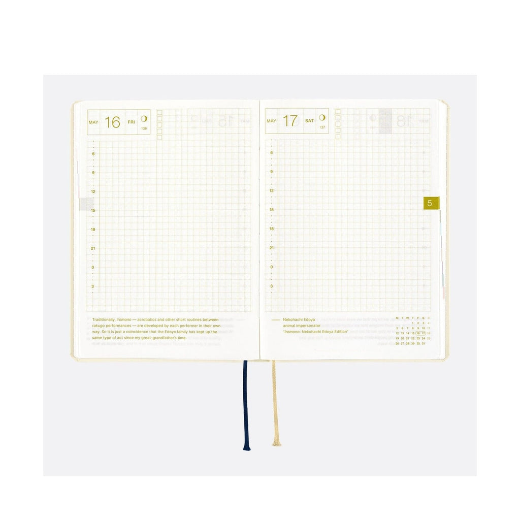 Hobonichi Techo A6 HON - Slash Ivory