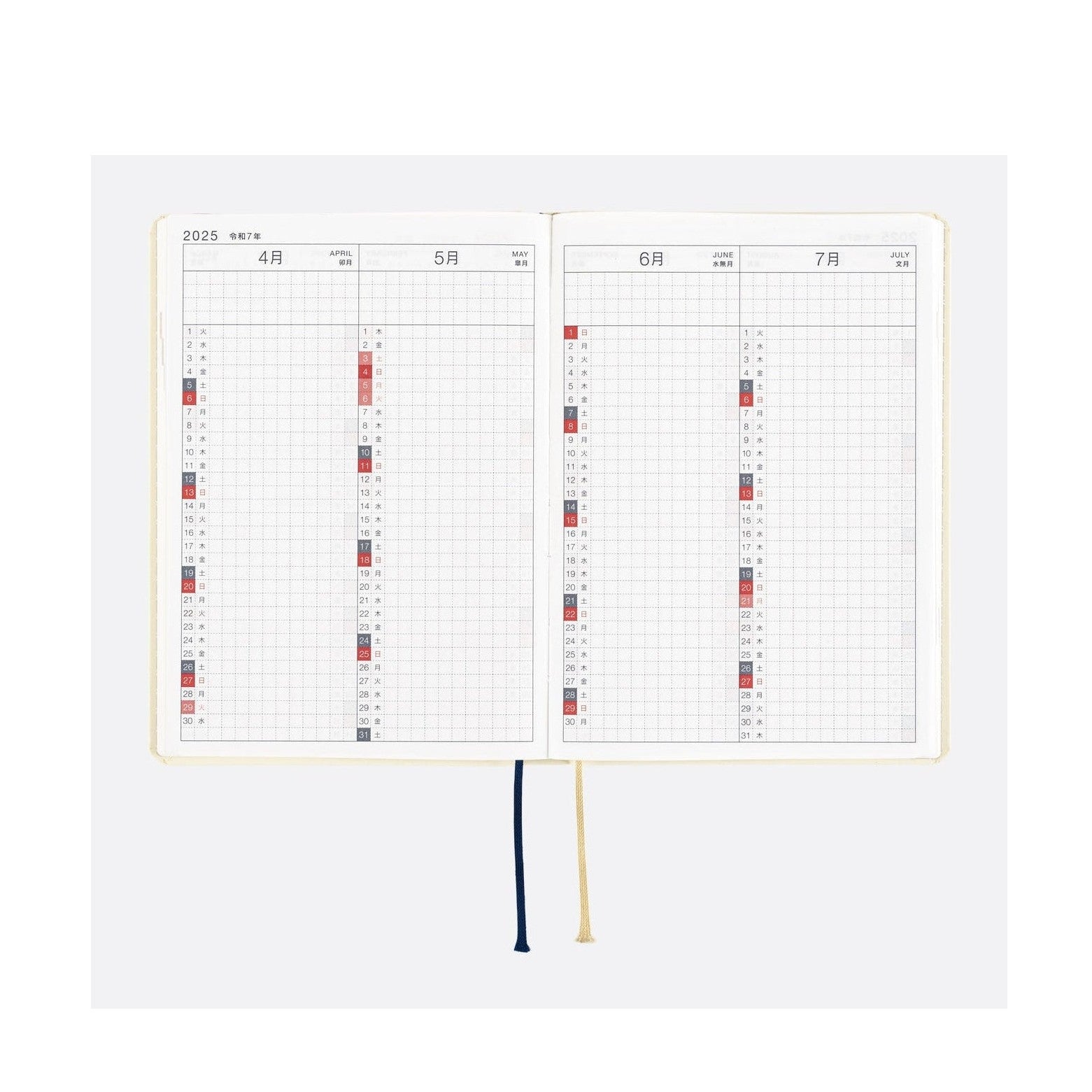 Hobonichi Techo A6 HON - Slash Ivory