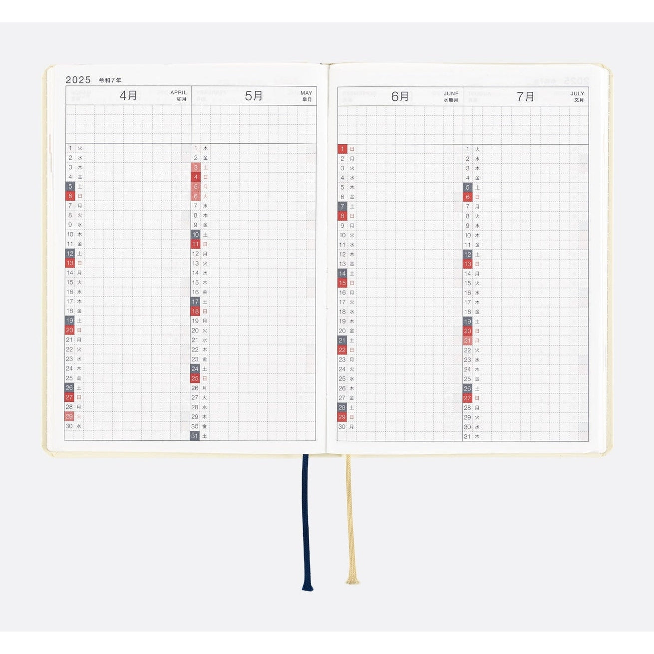 Hobonichi Techo A6 HON - Slash Ivory