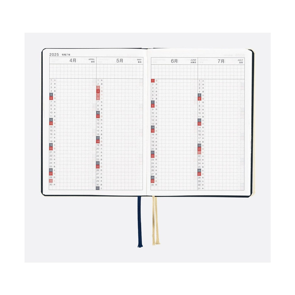 Hobonichi Techo A6 HON - Slash Navy