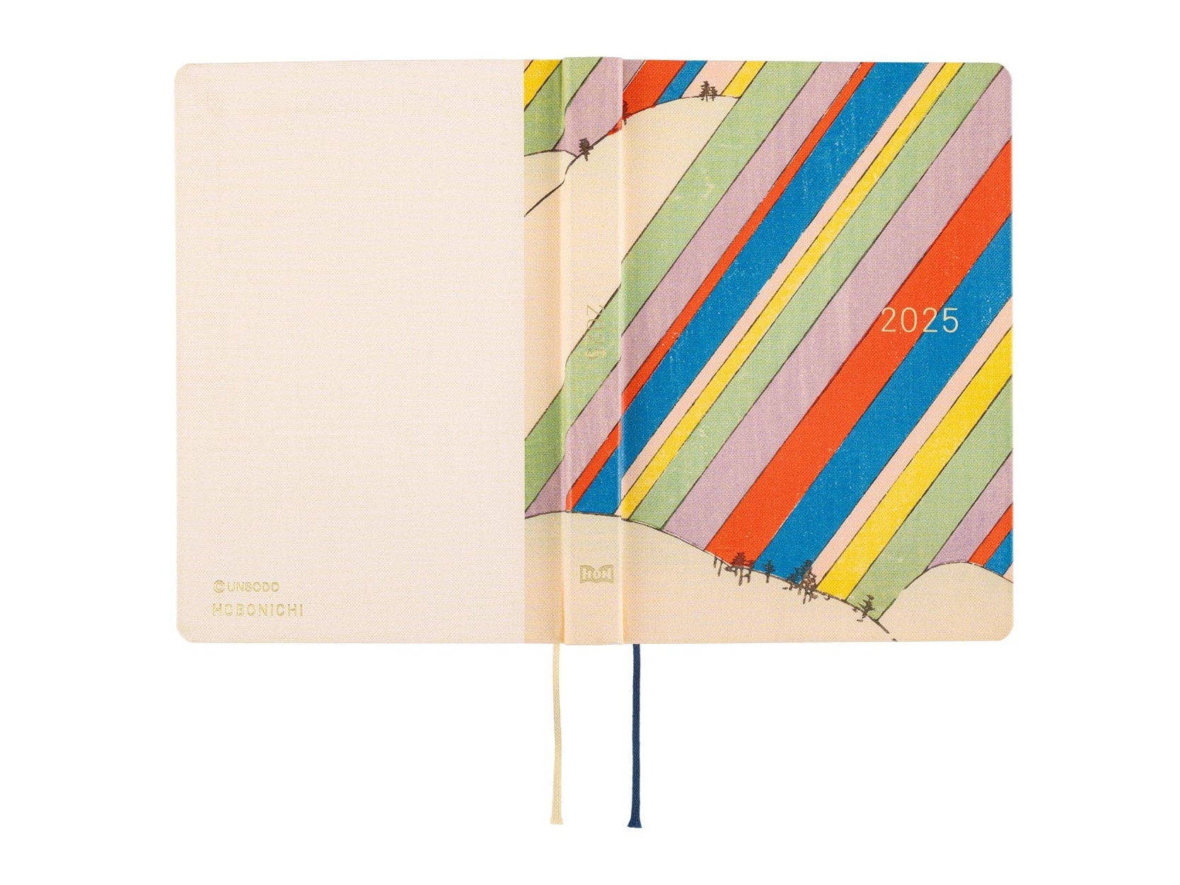 Hobonichi Techo A6 HON - Unsodo: Bijutsukai Rainbow