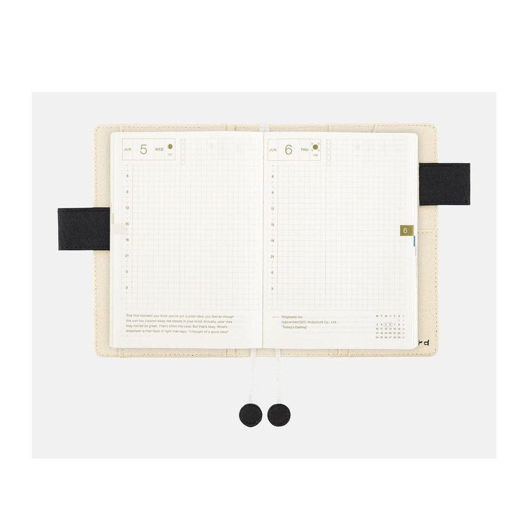Hobonichi Techo A6 Original Jin Kitamura: Love it Panda Cover Only