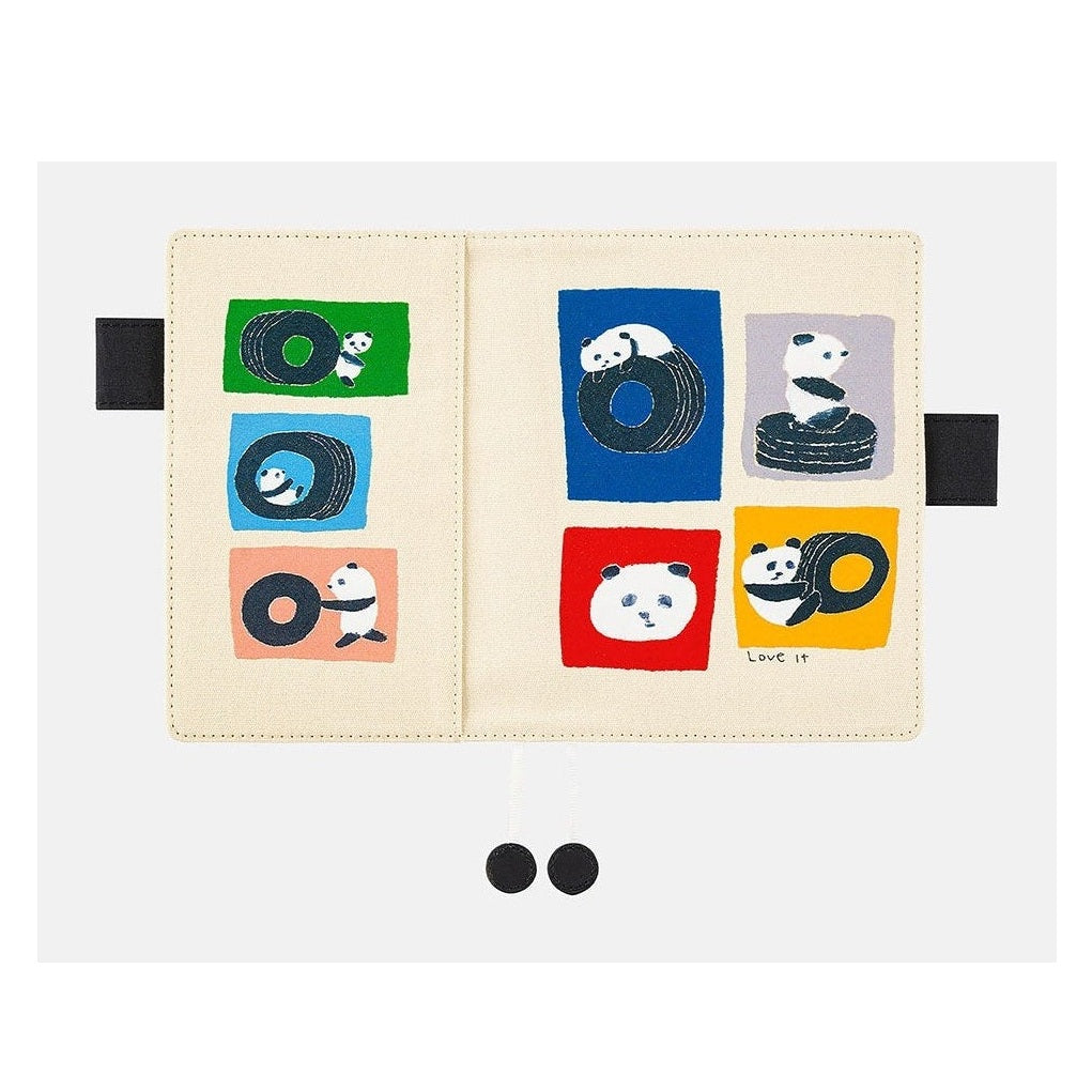 Hobonichi Techo A6 Original Jin Kitamura: Love it Panda Cover Only