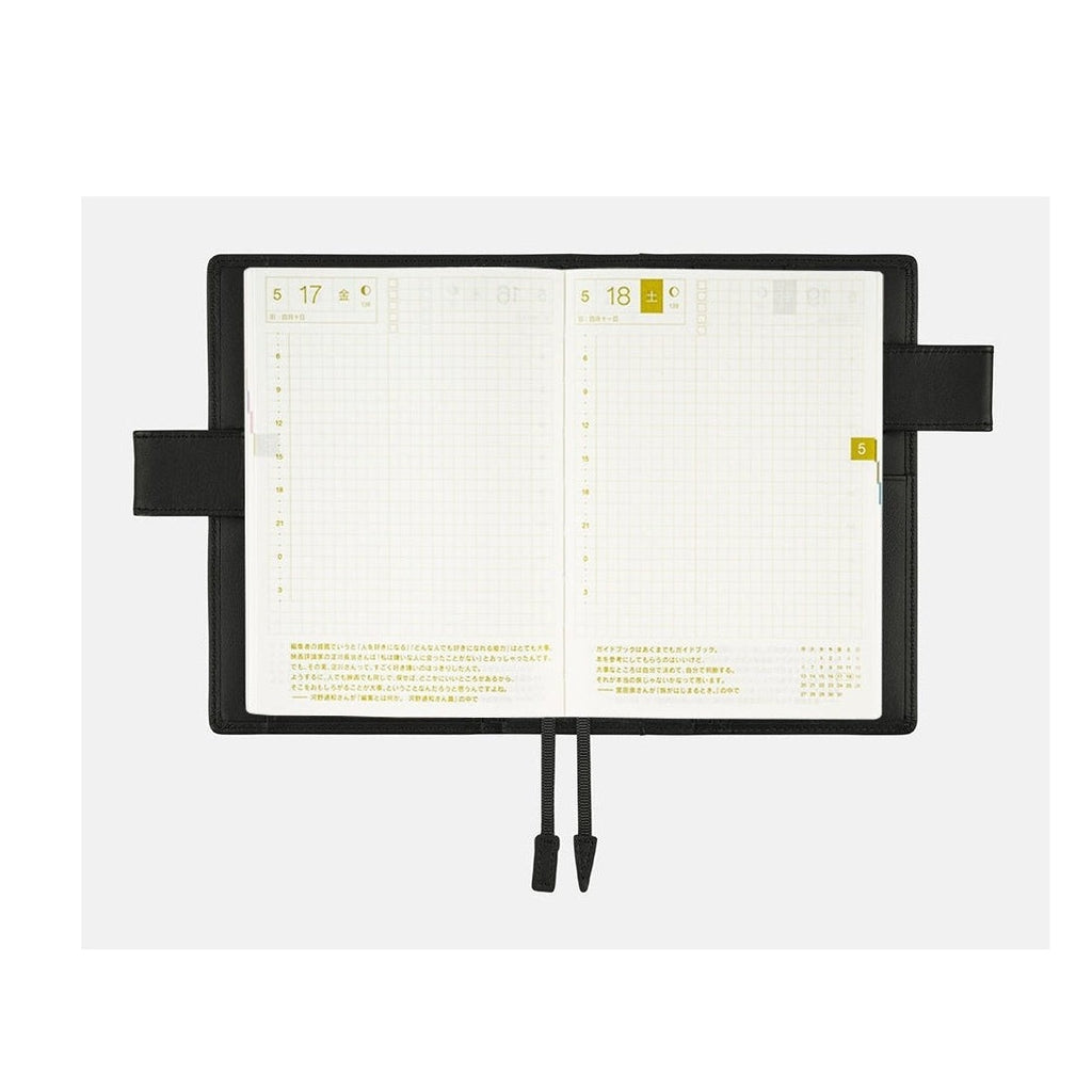 Hobonichi Techo A6 Original Leather: TS Basic - Black Cover Only