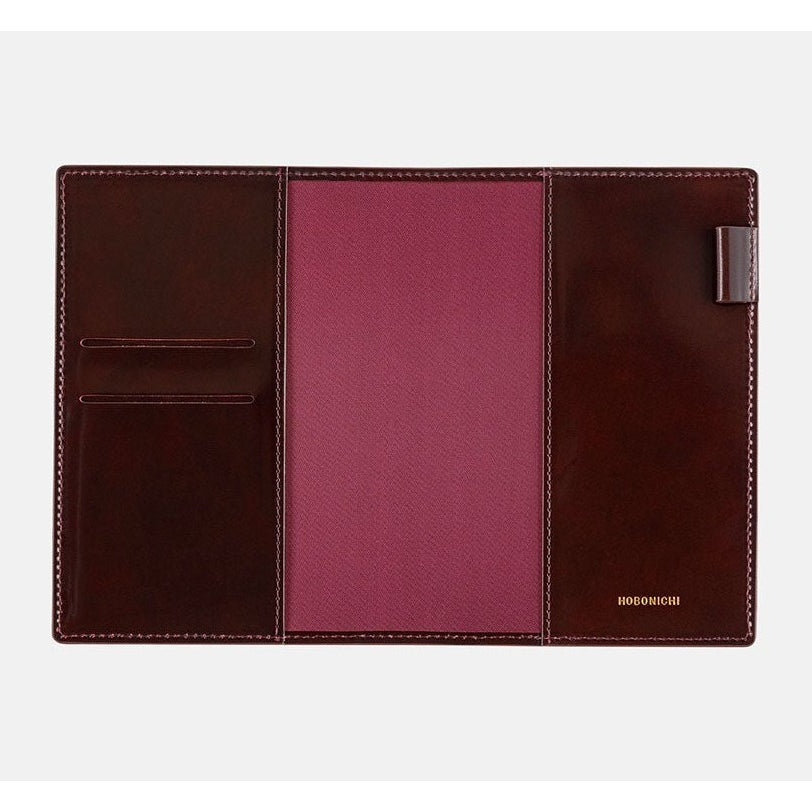 Hobonichi Techo A6 Original Leather: Taut Bordeaux Cover Only
