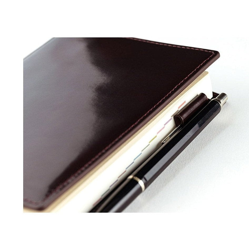 Hobonichi Techo A6 Original Leather: Taut Bordeaux Cover Only