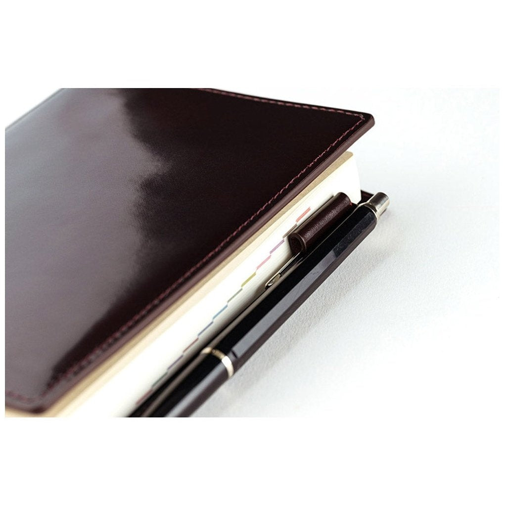 Hobonichi Techo A6 Original Leather: Taut Bordeaux Cover Only