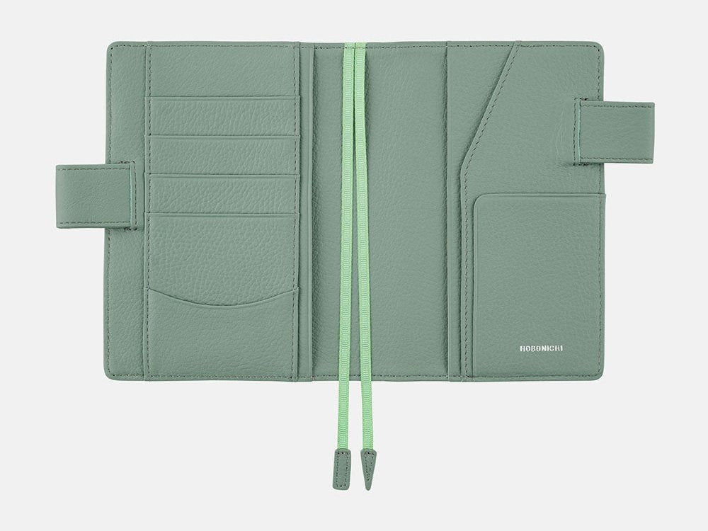 Hobonichi Techo A6 Original Leather: Water Green       Cover Only