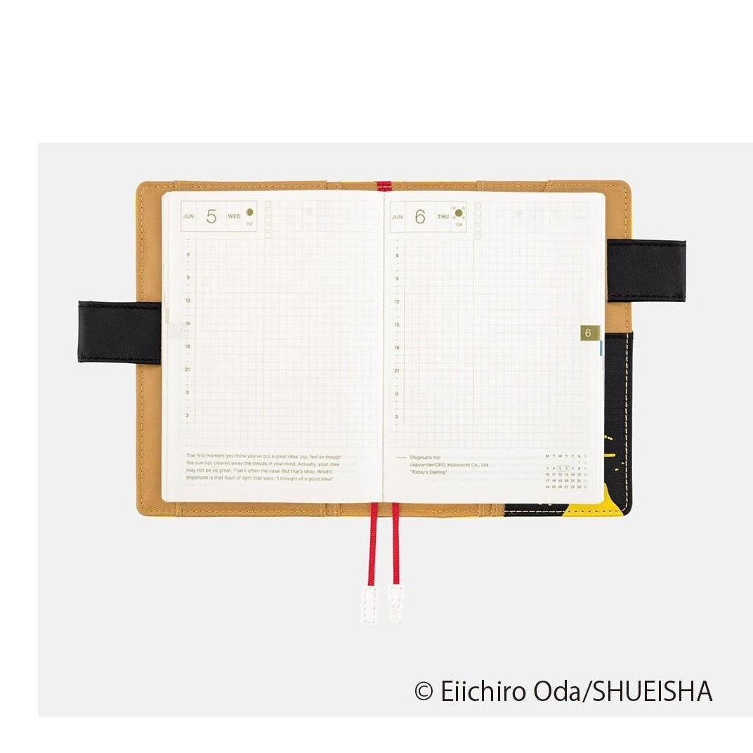 Hobonichi Techo A6 Original ONE PIECE magazine: Straw Hat Luffy Yellow Cover Only