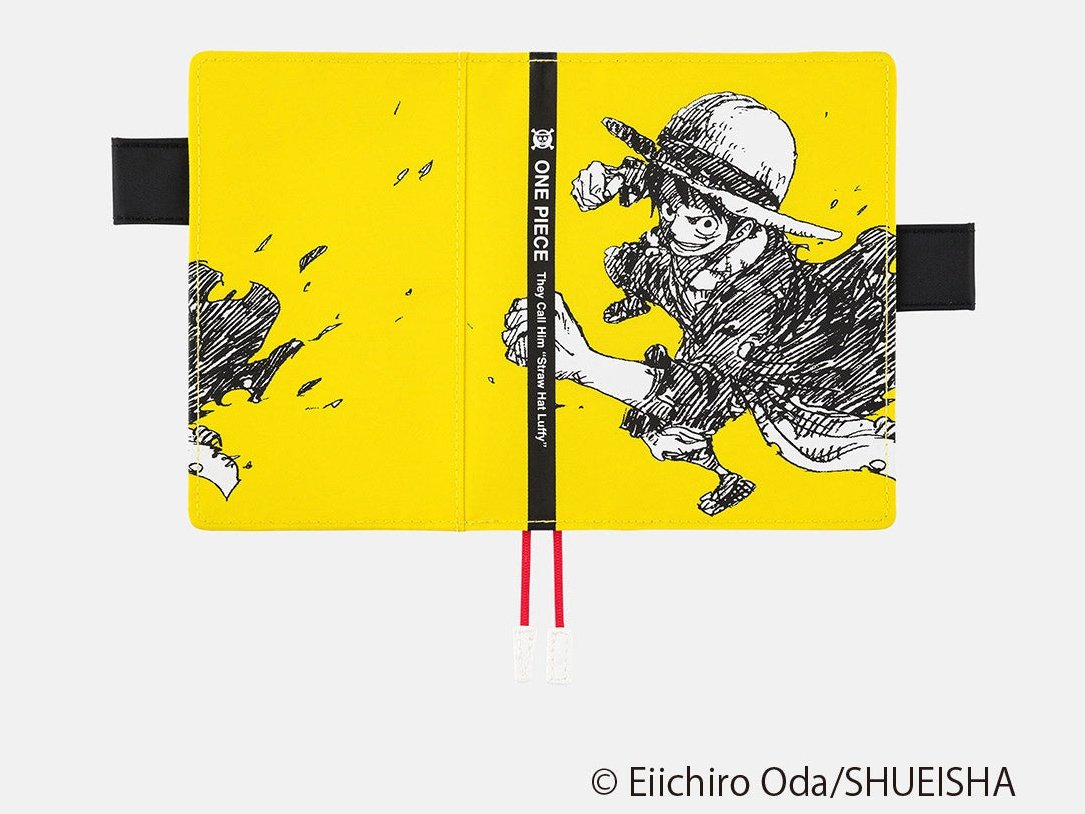 Hobonichi Techo A6 Original ONE PIECE magazine: Straw Hat Luffy (Yellow) Cover Only