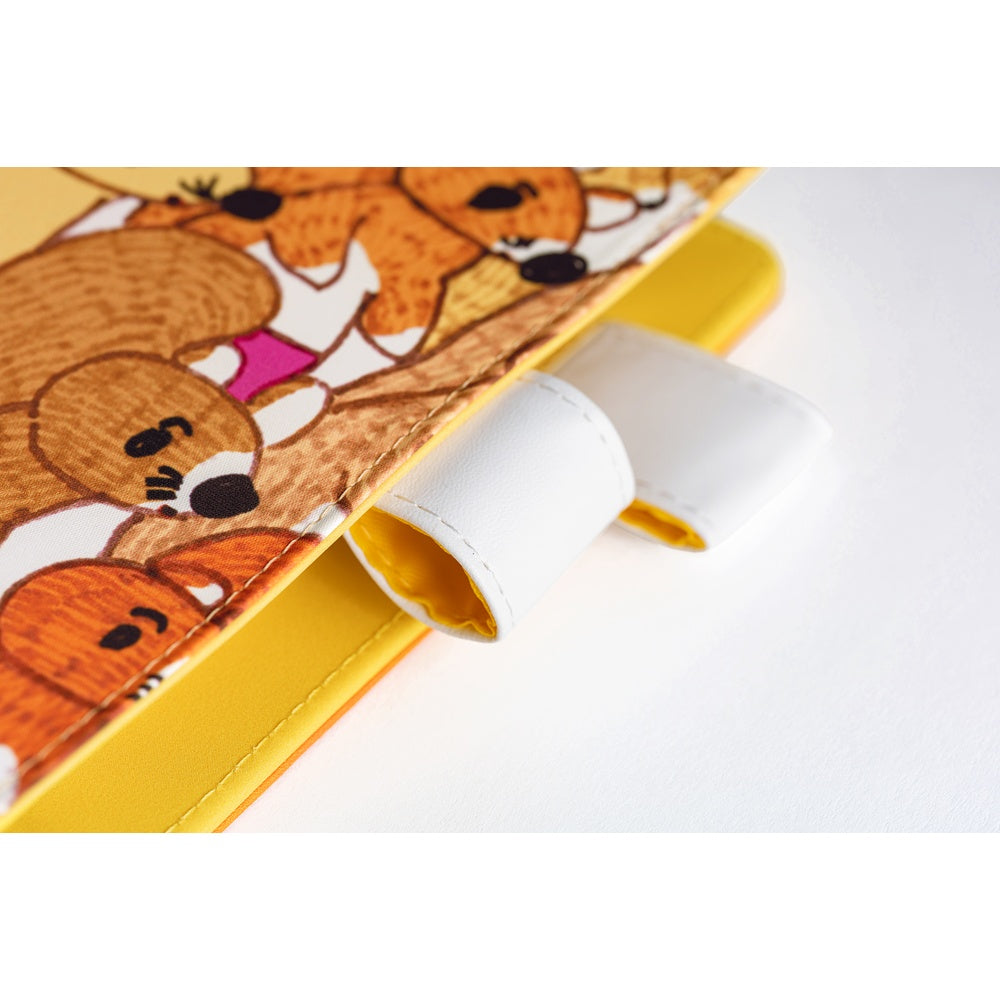 Hobonichi Techo A6 Original Planner Cover - 100%ORANGE: Squirrel Squadron