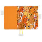Hobonichi Techo A6 Original Planner Cover - 100%ORANGE: Squirrel Squadron