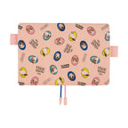 Hobonichi Techo A6 Original Planner Cover - Candy Stripper: Random Dog & Cat Pink