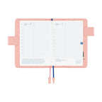 Hobonichi Techo A6 Original Planner Cover - Candy Stripper: Random Dog & Cat Pink