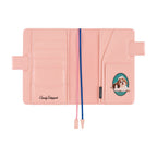 Hobonichi Techo A6 Original Planner Cover - Candy Stripper: Random Dog & Cat Pink
