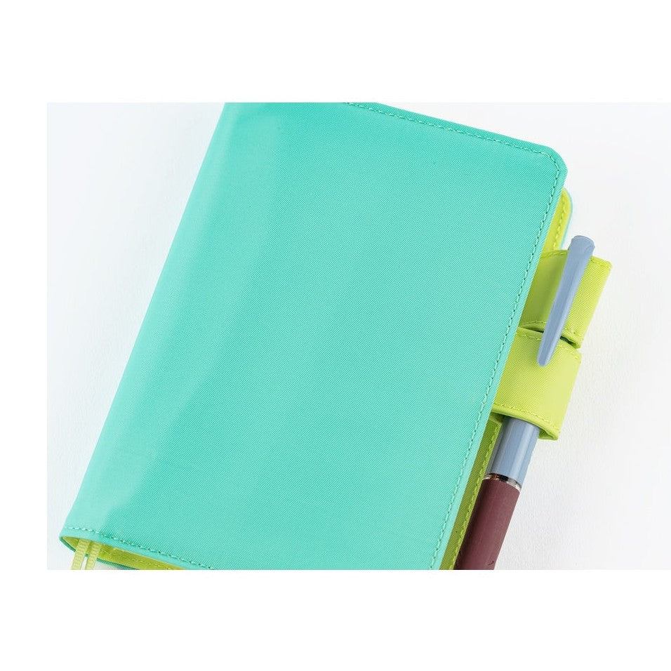 Hobonichi Techo A6 Original Planner Cover - Colors: Aqua Lime