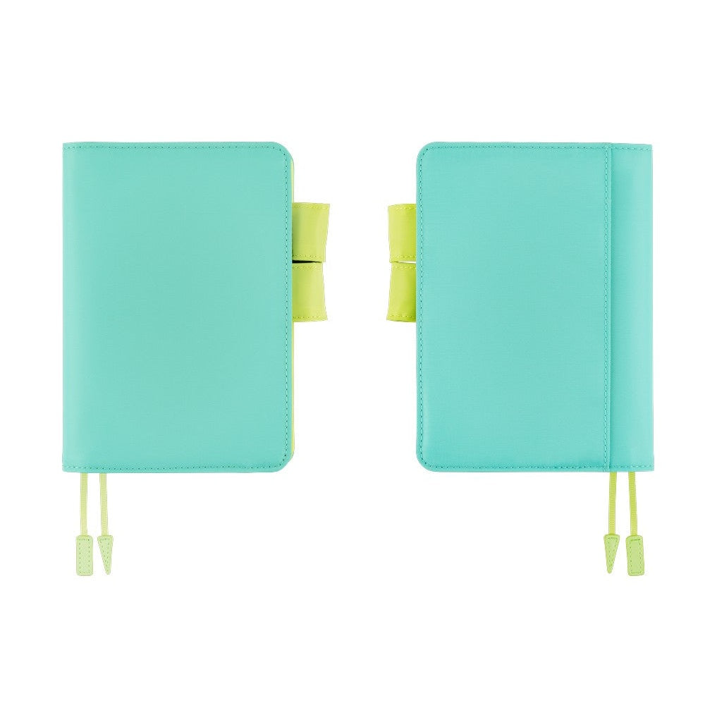 Hobonichi Techo A6 Original Planner Cover - Colors: Aqua Lime