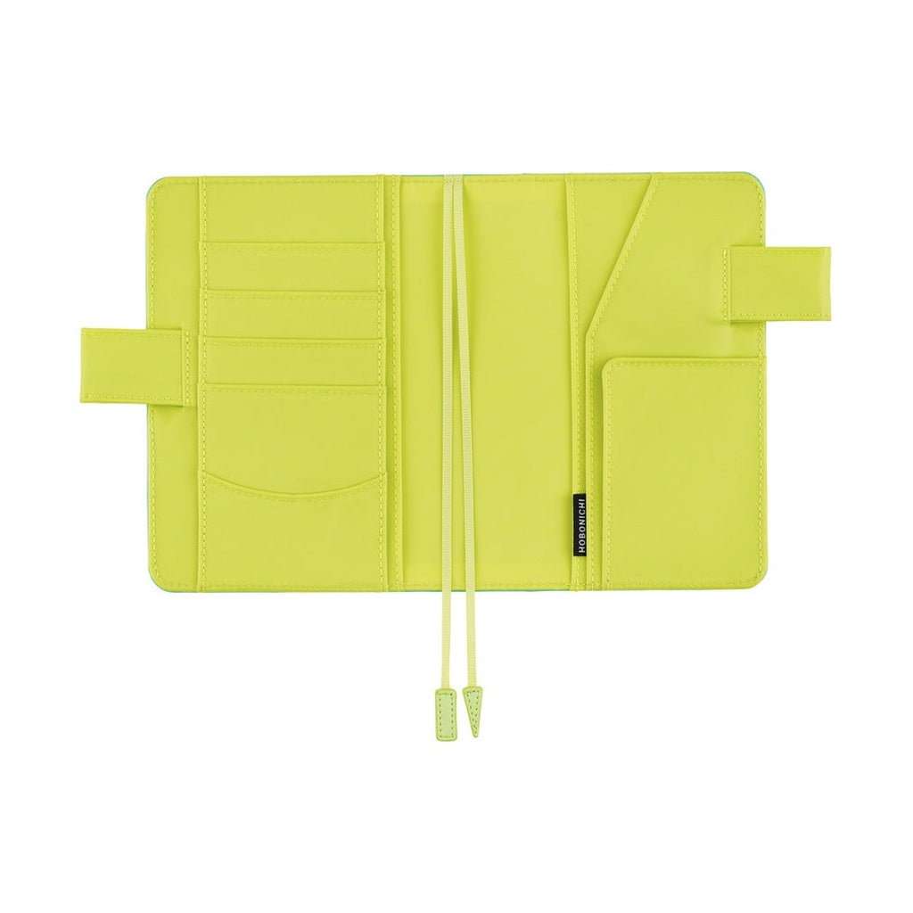 Hobonichi Techo A6 Original Planner Cover - Colors: Aqua Lime
