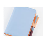Hobonichi Techo A6 Original Planner Cover - Colors: Powder Blue Shell