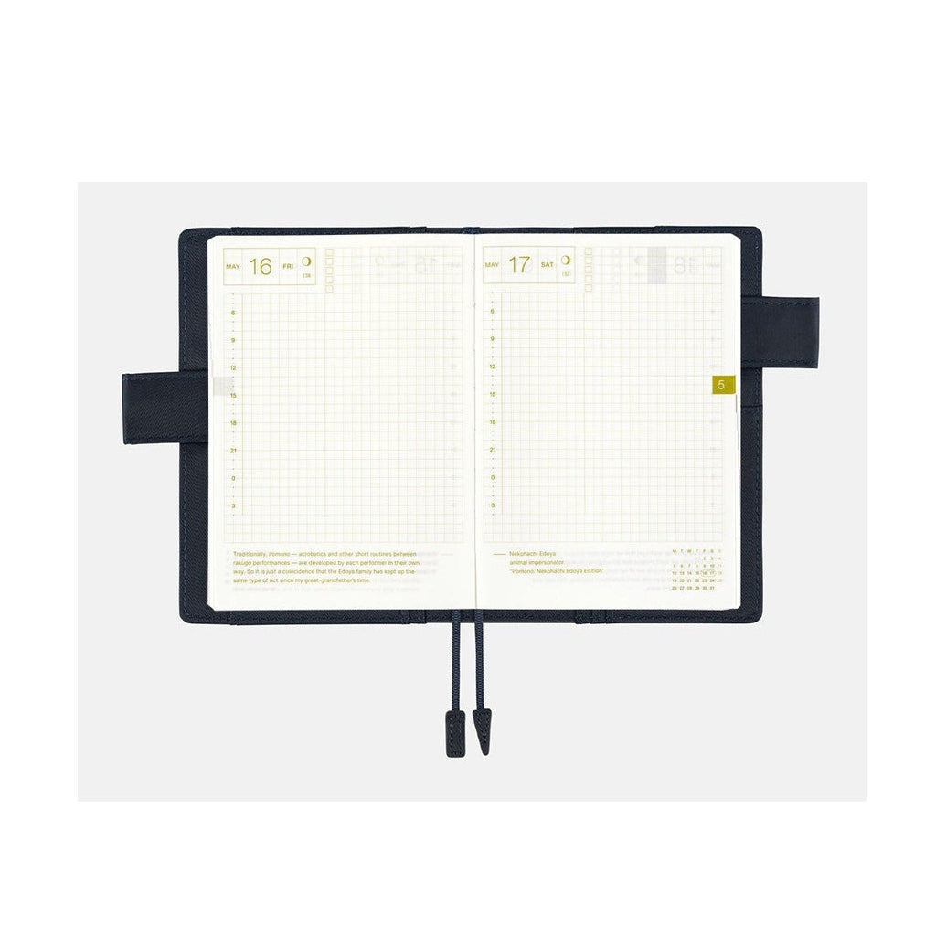 Hobonichi Techo A6 Original Planner Cover - Colours - Navy