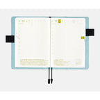 Hobonichi Techo A6 Original Planner Cover - Colours - Black x Clear Blue